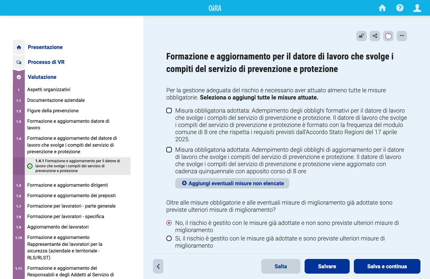 Valutazione un rischio